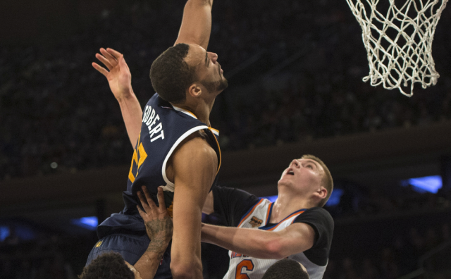 New York Knicks: Kristaps Porzingis Won’t Forget Rudy Gobert Dunk (Video)