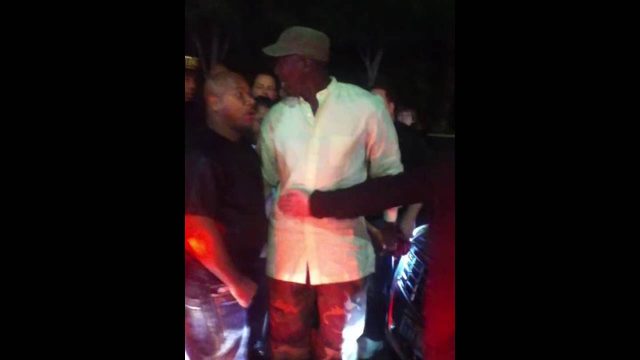 Michael Jordan Stops Fight After Mayweather-Pacquiao (Video)