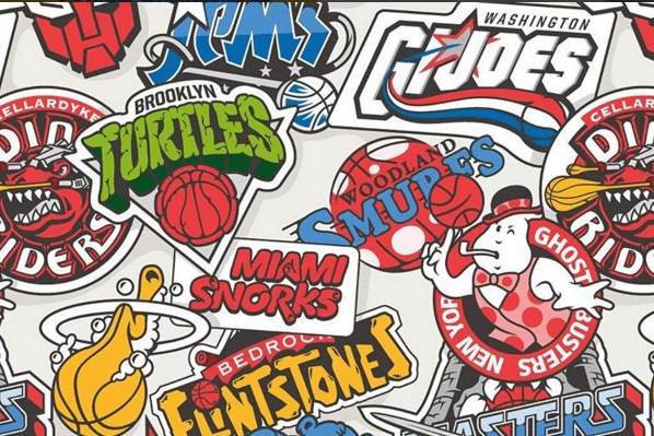 When NBA Logos Meet Classic Cartoons (Photos)