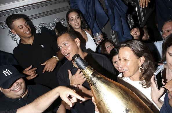 Alex Rodriguez & Girlfriend Get Down To Celebrate Retirement (Video)