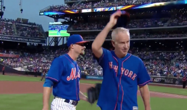 John McEnroe Throws Gas Prior To New York Mets, Yankees Game (Video)