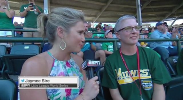 LLWS: Mom Battling Cancer Interviewed While Son Blasts Home Run (Video)