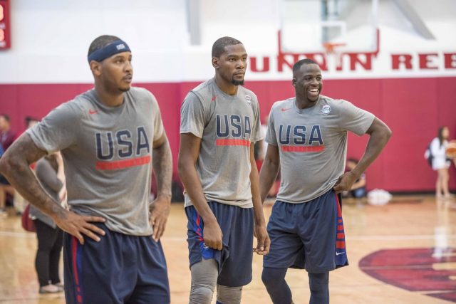 New York Knicks’ Carmelo Anthony Parties With Kevin Durant