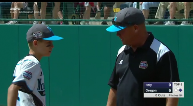 LLWS Coach Shares Special Moment With Son (Video)