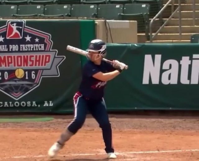 Megan Wiggins’ Softball Bat Flip Is Aggressive (Video)