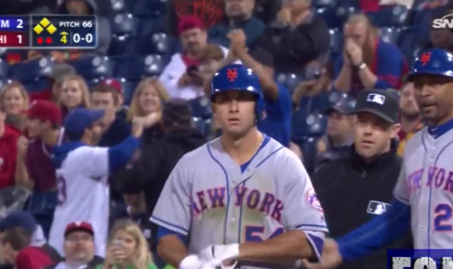T.J. Rivera Gives The New York Mets A 2-1 Lead In Philly (Video)