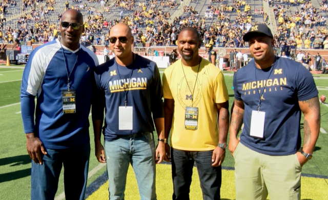 New York Yankees Icon Derek Jeter, Michael Jordan & More Attend Michigan Opener