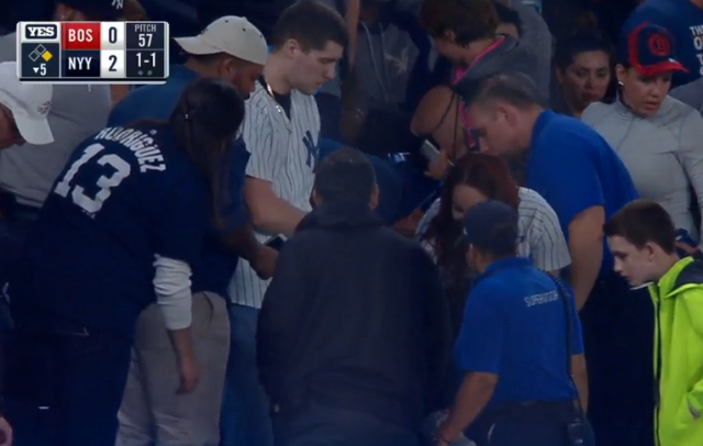New York Yankees Fan Proposal Goes Horribly Wrong (Video)