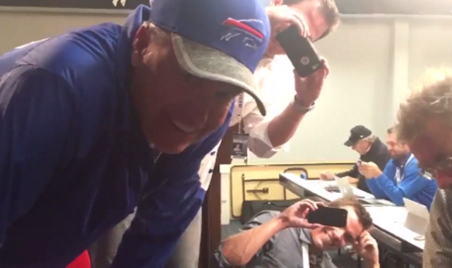 Rex Ryan Disguises Himself As Reporter To Speak With Julian Edelman (Video)