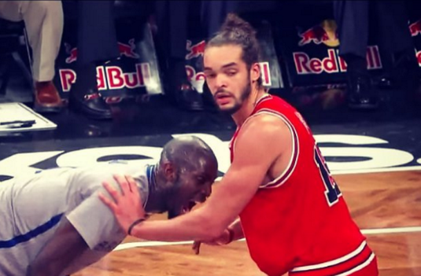 New York Knicks’ Joakim Noah Remembers Kevin Garnett & His ‘Almost Biting’ (Photo)