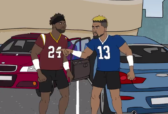New York Giants: Odell Beckham Jr. & Josh Norman Rivalry Gets Animated (Video)
