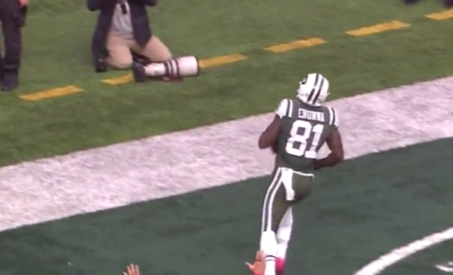 Jets’ Geno Smith Finds Quincy Enunwa For 69-Yard TD (Video)