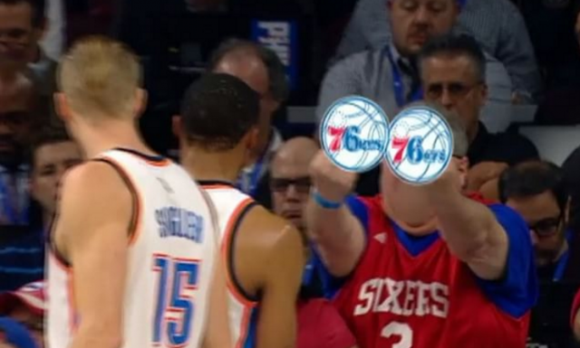 Philadelphia 76ers Fan Shows The Utmost Class Towards Russell Westbrook (Video)