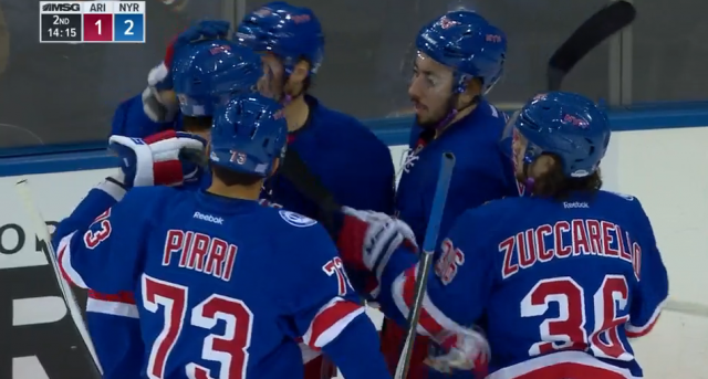 New York Rangers: J.T. Miller Deflects A Beauty