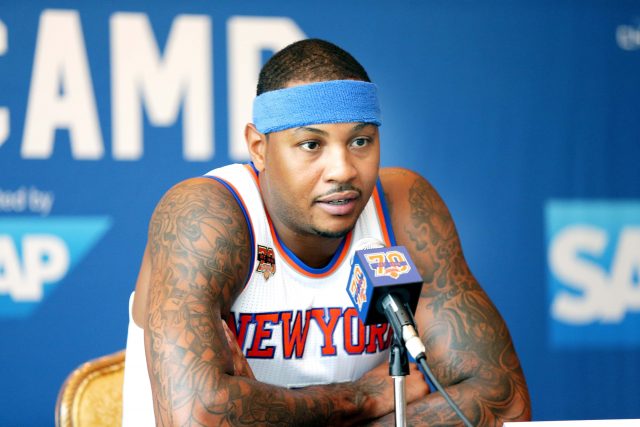 Carmelo Anthony, New York Knicks Mull Anthem Demonstration