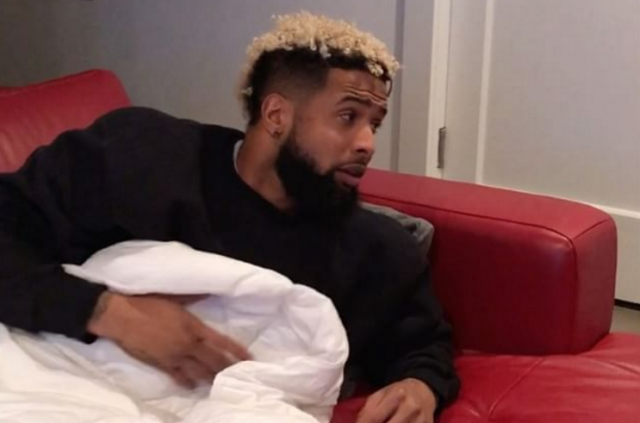 New York Giants’ Odell Beckham Jr. blowing up Instagram during Thanksgiving (Video)