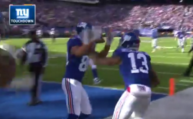 New York Giants’ Odell Beckham Jr. Finds Pay Dirt Against Eagles (Video)