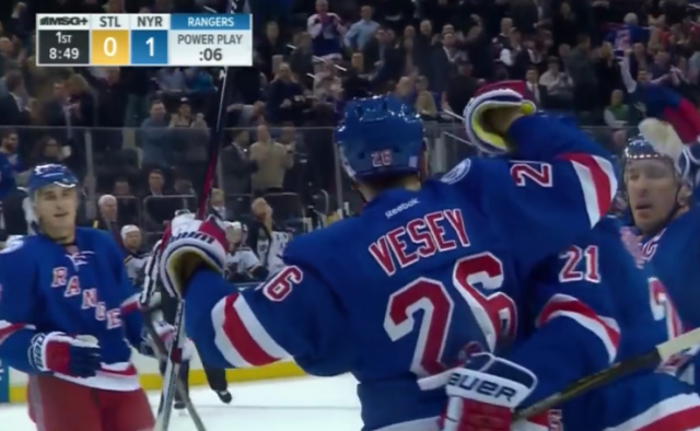 New York Rangers’ Jimmy Vesey Is Tied For NHL Lead In Goals (Video)