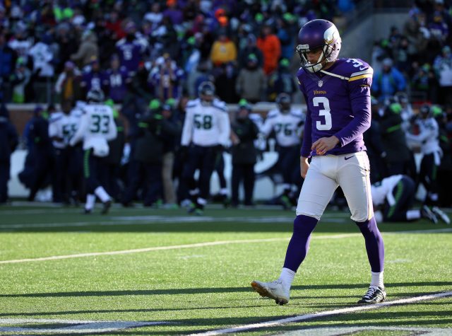 Minnesota Vikings Release Struggling Kicker Blair Walsh