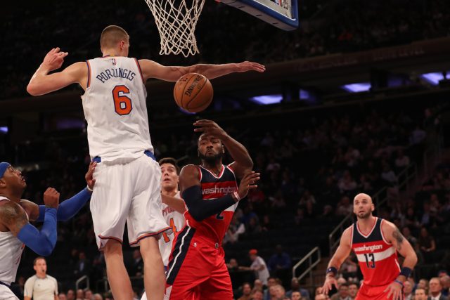 New York Knicks: Every Kristaps Porzingis block benefits youth basketball program