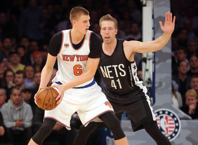 New York Knicks: Kristaps Porzingis is comfortable playing in the post