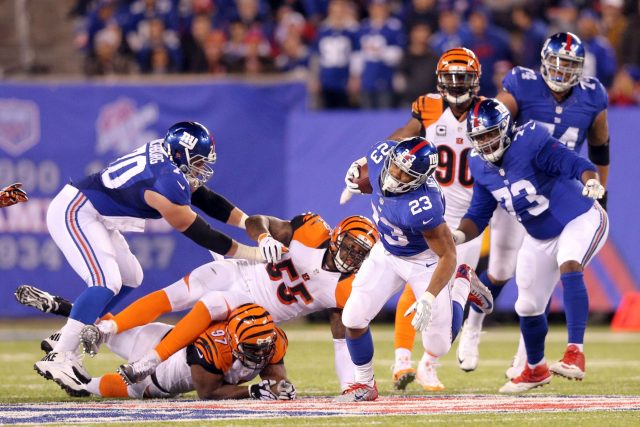 Battle in the trenches key to New York Giants victory over Chicago Bears