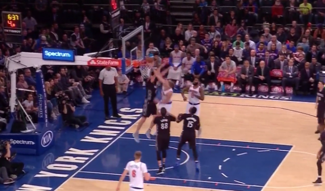 New York Knicks’ Mindaugas Kuzminskas finishes strong against T-Wolves (Video)