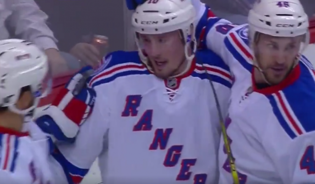 New York Rangers’ J.T. Miller scores on one wicked slap shot (Video)