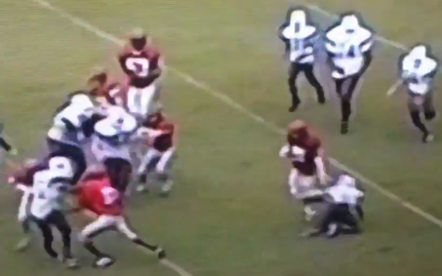 New York Yankees' prospect Clint Frazier was a stud football player in high school (Video)