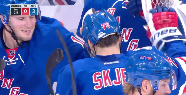 New York Rangers: Brady Skjei nets his first NHL goal (Video)