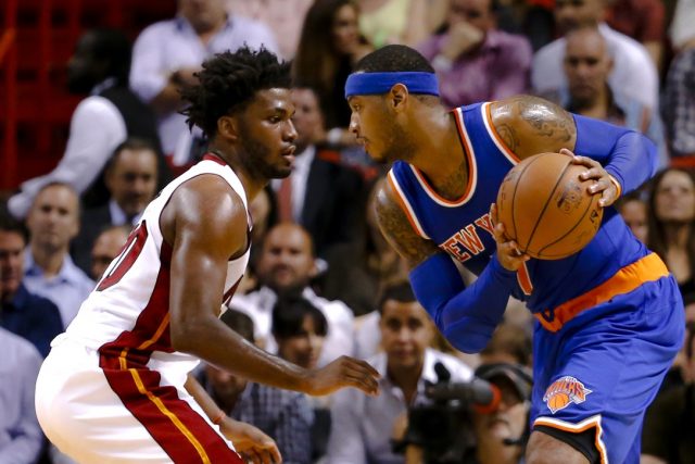 Streaking New York Knicks visit the struggling Miami Heat