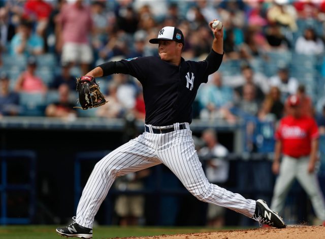 New York Yankees non-tender Jacob Lindgren, leave open roster spot