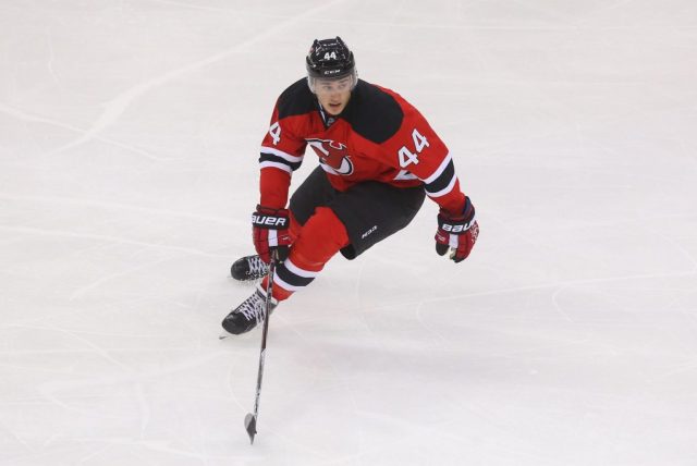 Devils’ Miles Wood receives autograph ten years in the making