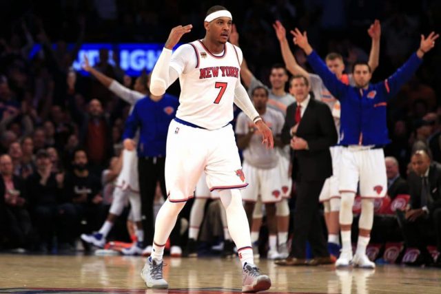 New York Knicks snap losing streak vs. Pacers behind Carmelo Anthony’s 35 (Highlights)