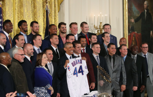 Chicago Cubs visit White House to celebrate 2016 World Series title 1