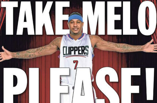 The ‘New York Daily News’ comes up with gold regarding Carmelo Anthony, Phil Jackson (Photo)