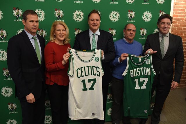 Boston Celtics to place General Electric logo on jersey