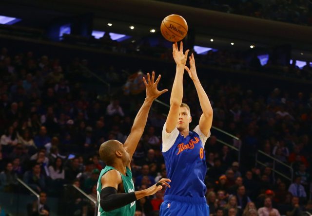 New York Knicks vs. Boston Celtics: Kristaps Porzingis out, Ron Baker starting