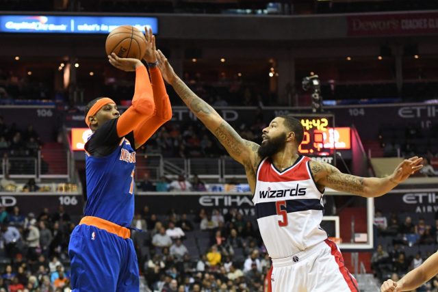 New York Knicks waste another big game from Carmelo Anthony in blowout loss to Wizards (Highlights)