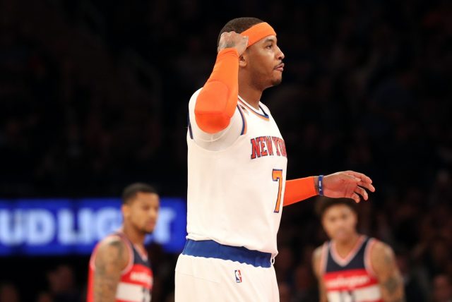 New York Knicks spoil Carmelo Anthony’s night with embarrassing loss to Wizards (Highlights)