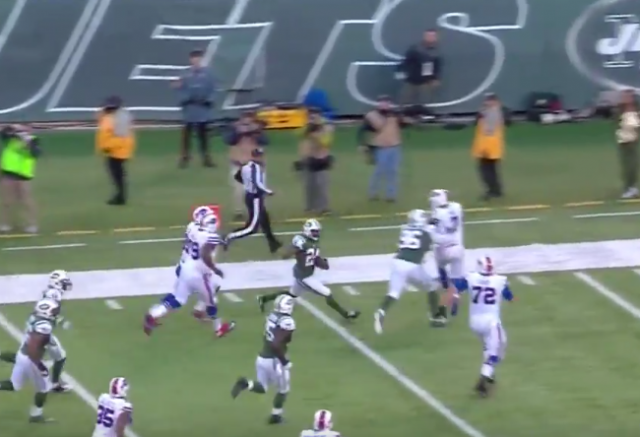 New York Jets: Darrelle Revis records first interception of season (Video)