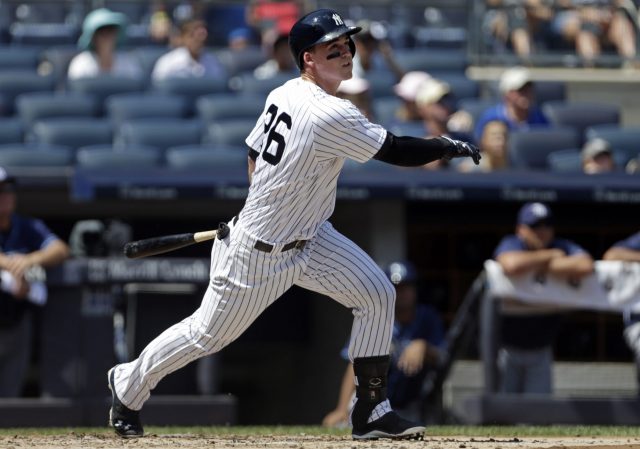 New York Yankees: Tyler Austin working on versatility, ‘bombing’ the ball