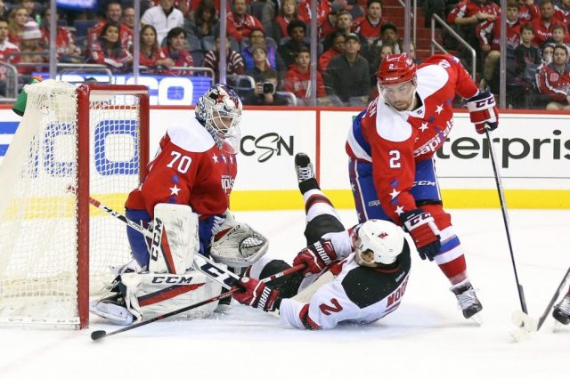 New Jersey Devils’ John Moore lucky to only have a concussion