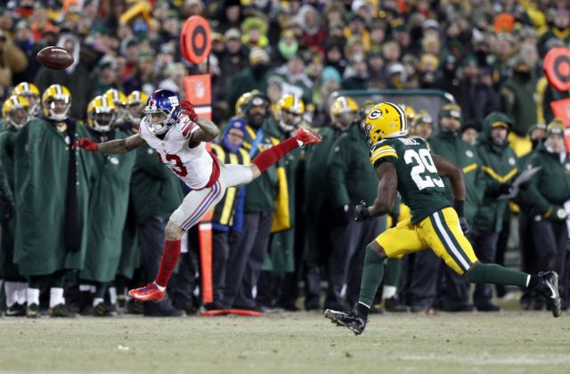 New York Giants: Odell Beckham Jr. punches hole in locker room following loss (Photo)
