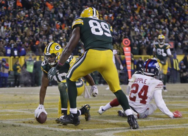 New York Giants defense breaks down against Green Bay