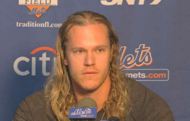New York Mets’ Noah Syndergaard reports with 15 extra pounds of muscle
