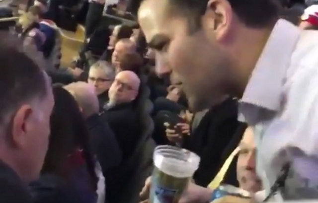 ‘Free Oakley’ chants erupt at New York Rangers game, one fan challenged by security guard (Video)