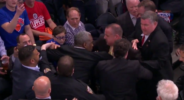 If only the New York Knicks possessed as much passion as Charles Oakley (Video)