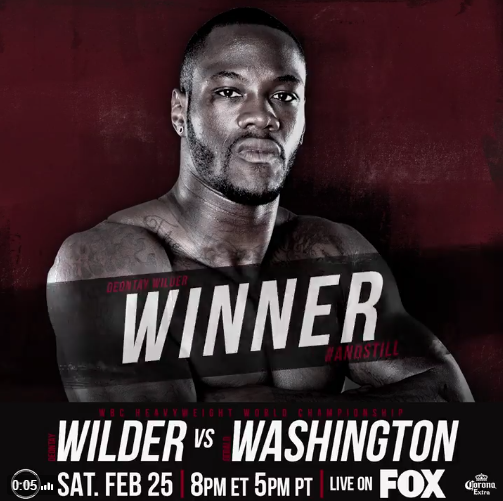 Deontay Wilder stops Gerald Washington, runs home knockout streak to 9