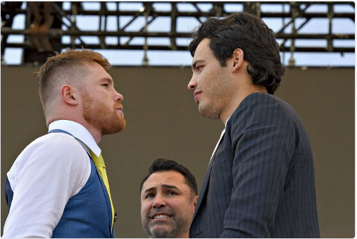 Oscar De La Hoya steers Canelo around Gennady Golovkin, to Julio Cesar Chavez Jr.